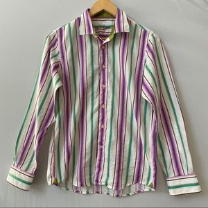 Robert Graham striped women’s shirt size M
